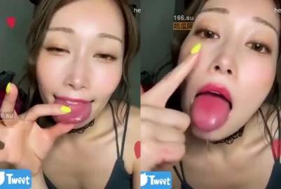 最近很火的大舌女 - 黑料不打烊