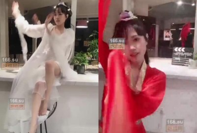 抖音 是夢寶呀 漢服真空跳舞女孩 直播有看頭 - 黑料不打烊
