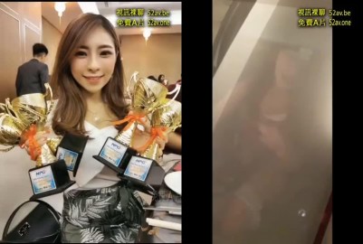 美女保險業務員與客戶車震被老公當場抓包