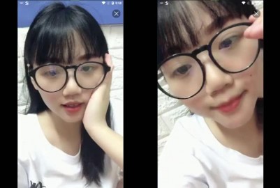視頻聊天自慰視頻泄露白色體恤清純妹子