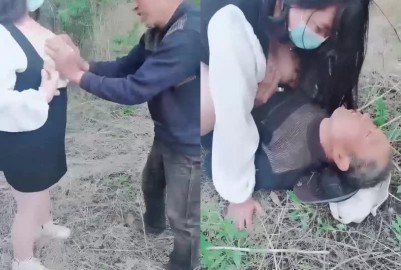 職業約屌人戶外勾搭年邁大叔野戰啪啪啪