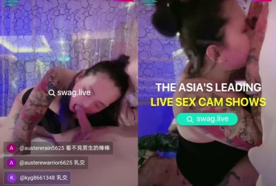 刺青馬尾妹子被後入式爽操