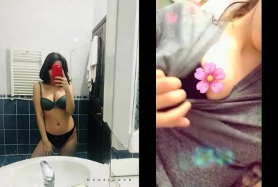 美匈少女的絕美浴室自拍