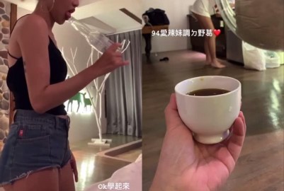 淫娃愛口交酒瓶也不放過 欠操