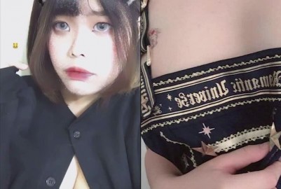 害羞短髮妹 不停遮擋