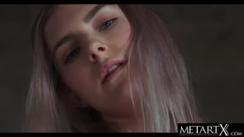 Cute Blonde goes Face down Ass up to Masturbate Vigorously