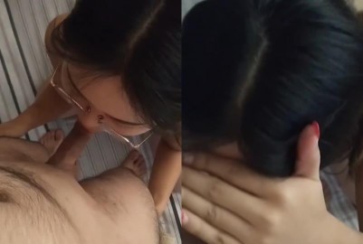 眼鏡妹口交技術真不錯