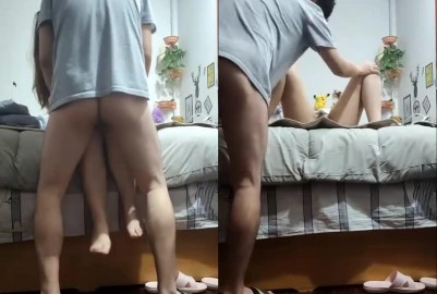 帥小夥與同居女友性愛自拍 手銬眼罩情趣黑絲各種姿勢做愛2