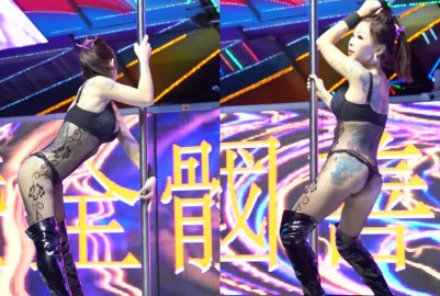 TW 廟會鋼管辣妹 show (111)