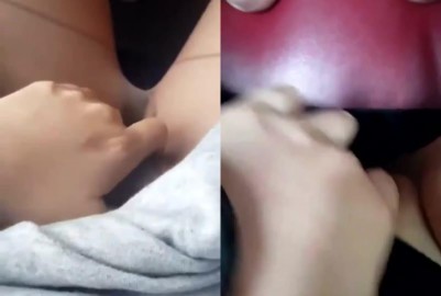 Twitter Yooa - 患有嚴重性癮的瘋狂母狗在城市公車上做愛