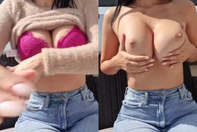 給你看看我的漂亮巨乳和色情的身體