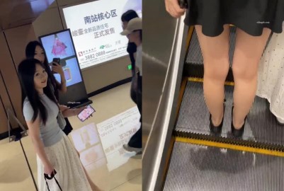 【抄底】XS叔叔抄底打光掀裙系列 (6)