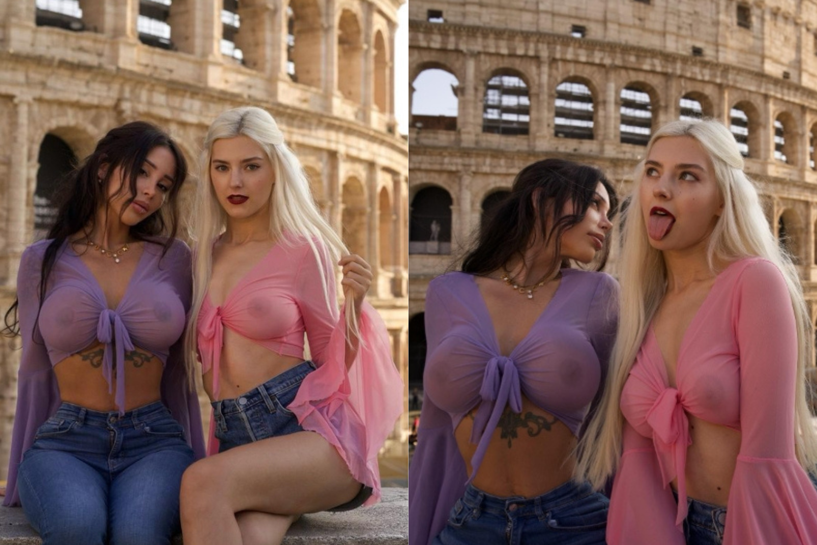 羅馬競技場巨乳對決